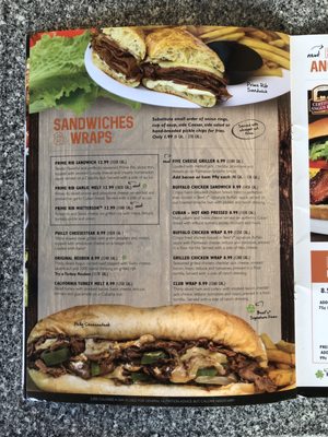 Menu photo 2 Beef 'O' Brady's Dade City, FL