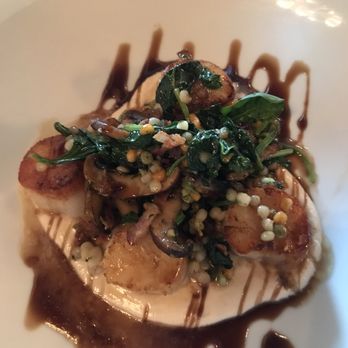 Noble Fare - Pan Roasted Diver Scallop - New American Near Me - Savannah, Georgia Noble Fare - Pan Roasted Diver Scallop - New American Near Me - Savannah, Georgia