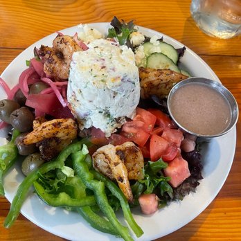 Cedar Mountain Cafe - Greek salad with shrimp - Breakfast & Brunch Near Me - Cedar Mountain, North Carolina