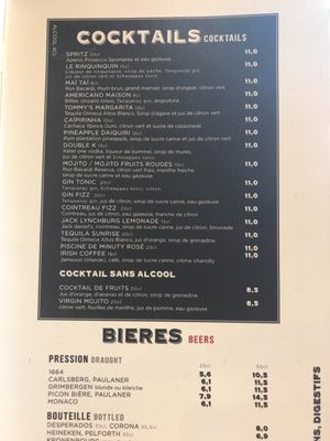 Menu photo 1 L'Entracte Paris, 75 Menu photo 1 L'Entracte Paris, 75