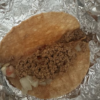 Condado Tacos - This is supposed to be chorizo with onions and cilantro.I got 3 and all were cold and looked as sad as this one. No toppings at all. - Tacos Near Me - Charlotte, North Carolina Condado Tacos - This is supposed to be chorizo with onions and cilantro.I got 3 and all were cold and looked as sad as this one. No toppings at all. - Tacos Near Me - Charlotte, North Carolina