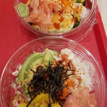 Poke Fun - Volcano (top) and Surfing Signature Bowls - Poke Near Me - Murfreesboro, Tennessee
