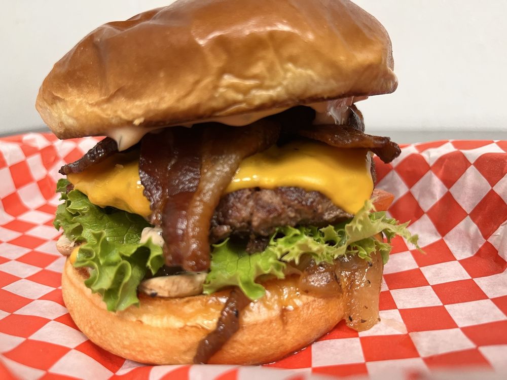 Food from Red Wagon Burgers