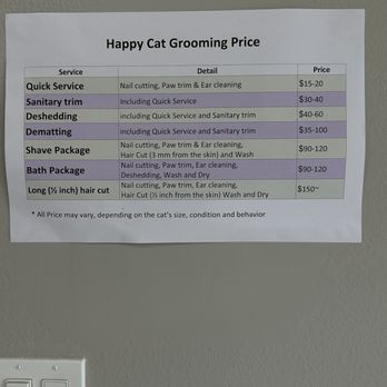Happy Cat Grooming - Services and Pricing - Pet Groomers Near Me - Cypress, California Happy Cat Grooming - Services and Pricing - Pet Groomers Near Me - Cypress, California