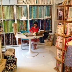 Bee Modern Fabrics & Yarns - Fabric by colour: blues and greens