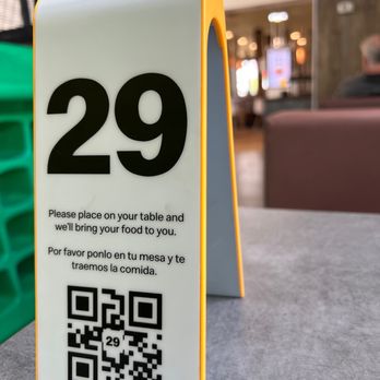 McDonald's - This sign is a lie. The lazy staff will NOT bring your food to you. Good thing I decided to check after waiting a while. - Burgers Near Me - Bishop, California