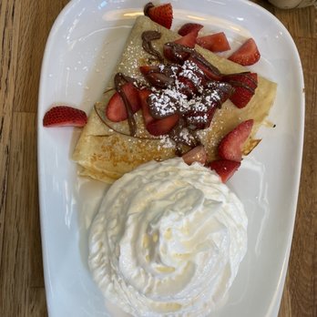 Cafe Dantorels - Strawberry Nutella Crepe - Cafes Near Me - Sacramento, California Cafe Dantorels - Strawberry Nutella Crepe - Cafes Near Me - Sacramento, California