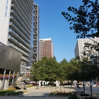 Old Post Office Plaza - Looking east towards the tree-covered labyrinth. - Parks Near Me - Saint Louis, Missouri Old Post Office Plaza - Looking east towards the tree-covered labyrinth. - Parks Near Me - Saint Louis, Missouri