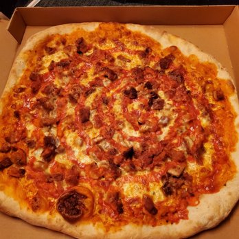 Gina's Pizzeria - Buffalo Chicken Pizza - Pizza Near Me - Harrison, New Jersey