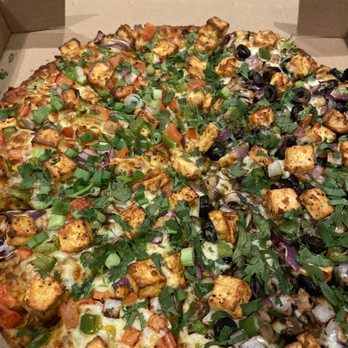 Curry Pizza House - 14" Large Half n Half Pizza - Pizza Near Me - Dublin, California Curry Pizza House - 14" Large Half n Half Pizza - Pizza Near Me - Dublin, California
