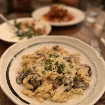 Brava Garden Eatery - Homemade Rigatoni Mushroom - Wine Bars Near Me - Pleasanton, California
