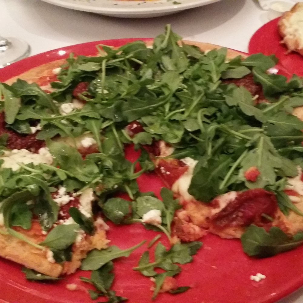 Californian gluten free pizza. I was so excited I forgot to take picture before I started eating. Californian gluten free pizza. I was so excited I forgot to take picture before I started eating.