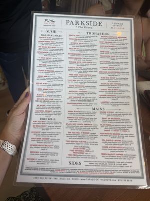 Menu photo 2 Parkside At The Grove Snellville, GA Menu photo 2 Parkside At The Grove Snellville, GA