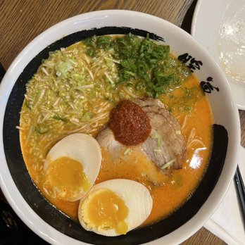 Ramen Danbo - Spicy Miso Ramen added egg - Ramen Near Me - Seattle, Washington Ramen Danbo - Spicy Miso Ramen added egg - Ramen Near Me - Seattle, Washington