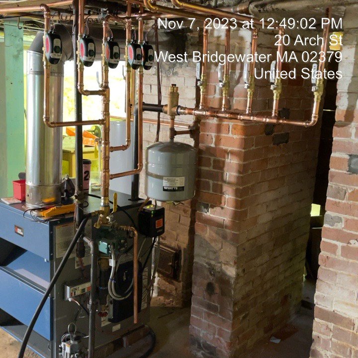 Slide of city plumbing