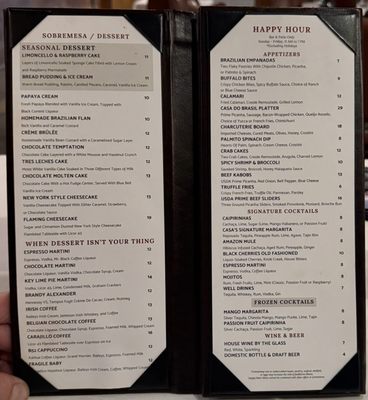 Menu photo 1 Casa Do Brasil Waco, TX