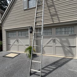 GF Remodeling Services - Garage doors painted