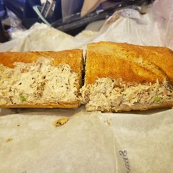 Snarf's Sandwiches - Saint Louis - Tuna salad sandwich with spinach and provolone to go