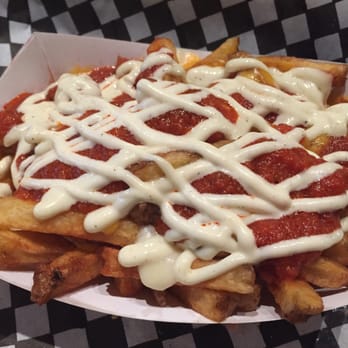 The Burgernator - Rocket fries: jerk sauce, garlic sauce and cheddar cheese sauce... Looks great but not as delicious as expected. - Burgers Near Me - Toronto, Ontario The Burgernator - Rocket fries: jerk sauce, garlic sauce and cheddar cheese sauce... Looks great but not as delicious as expected. - Burgers Near Me - Toronto, Ontario