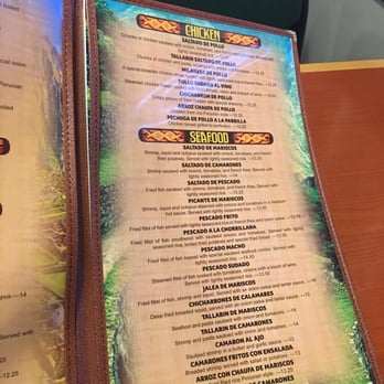 Sol Inka - Menu 2 - Peruvian Near Me - La Mirada, California