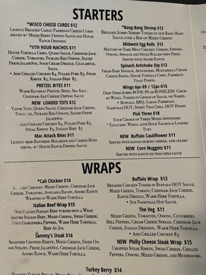 Menu photo 1 11th Hour Bar And Grill Silvis, IL