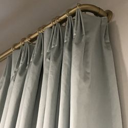 Inside Ideas - French return curtains