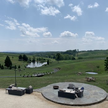 Stone Tower Winery - View from the tasting patio. - Wineries Near Me - Leesburg, Virginia Stone Tower Winery - View from the tasting patio. - Wineries Near Me - Leesburg, Virginia