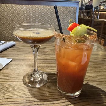 Chestnut - Bloody Mary, and something quite similar to an espresso martini, but more grown up and fancy - New American Near Me - Asheville, North Carolina Chestnut - Bloody Mary, and something quite similar to an espresso martini, but more grown up and fancy - New American Near Me - Asheville, North Carolina