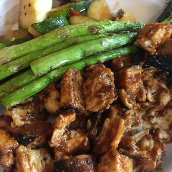 Brown Bag - Teriyaki Chicken, Asparagus, Sautéed Veggies - New American Near Me - Chattanooga, Tennessee