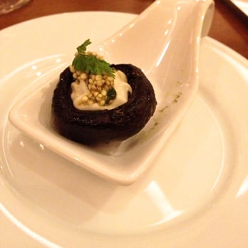 Elizabeth's - From Oct 26, 2012 Tasting Menu...Baby Bella amuse - Vegan Near Me - Washington, DC, District of Columbia Elizabeth's - From Oct 26, 2012 Tasting Menu...Baby Bella amuse - Vegan Near Me - Washington, DC, District of Columbia