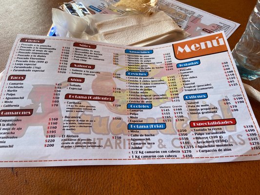 Menu photo 3 Aguamuchil Tijuana, BCN Menu photo 3 Aguamuchil Tijuana, BCN