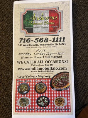 ANDIAMO TAKEOUT BISTRO - Updated July 2026 - 36 Photos & 67 Reviews ...