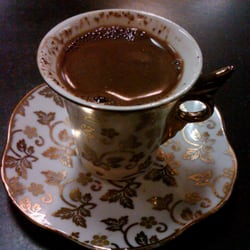 Wonderfully strong Lebanese coffee!