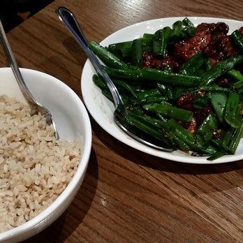 P.F. Chang's - Mongolian Beef and Brown Rice - Chinese Near Me - Farmington, Utah P.F. Chang's - Mongolian Beef and Brown Rice - Chinese Near Me - Farmington, Utah
