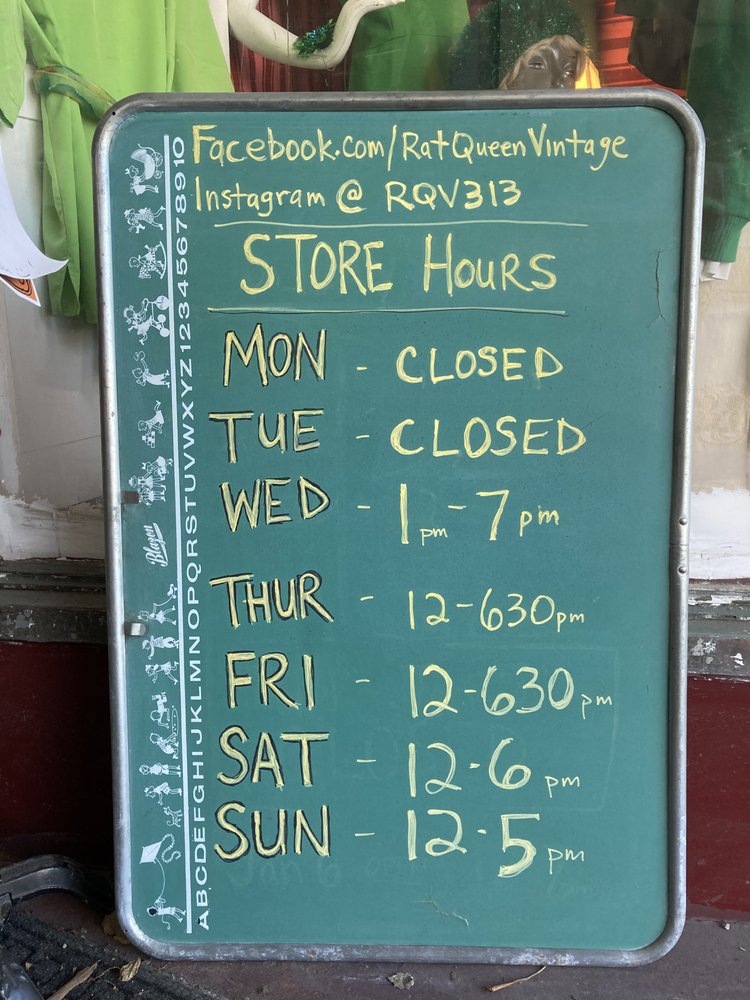 RAT QUEEN VINTAGE Updated October 2024 10031 Joseph Campau Ave