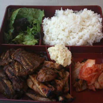 Menlo BBQ - Chicken and shortrib combo - Korean Near Me - Menlo Park, California Menlo BBQ - Chicken and shortrib combo - Korean Near Me - Menlo Park, California