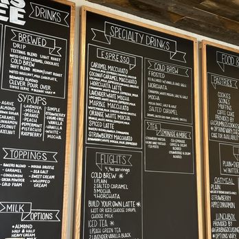 Canvas Coffee - Specialty drink menu - Coffee & Tea Near Me - Corona, California