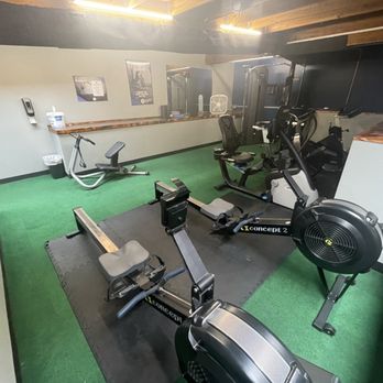 Innovative Health - View of top level August 2023 (exercise bikes, rowing machines, cable machine, space to stretch) - Gyms Near Me - Seattle, Washington