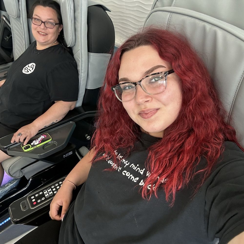 Lucky Nails - Me and my mother enjoying the massage chairs - Nail Salons Near Me - Mount Pleasant, Michigan Lucky Nails - Me and my mother enjoying the massage chairs - Nail Salons Near Me - Mount Pleasant, Michigan
