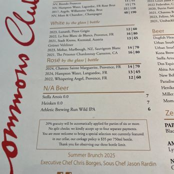 Commons Club - Wine & beer menu. - Wine Bars Near Me - New Orleans, Louisiana Commons Club - Wine & beer menu. - Wine Bars Near Me - New Orleans, Louisiana