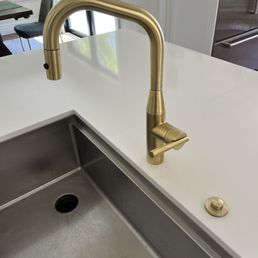 Kitchen faucet install. Kitchen faucet install.