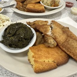 Flounder cornbread greens broccoli casserole Flounder cornbread greens broccoli casserole