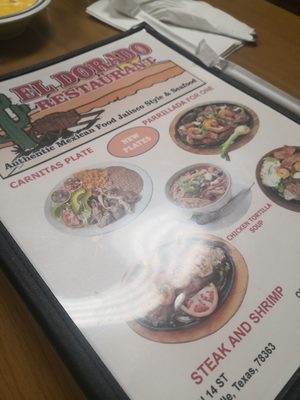 Menu photo 1 El Dorado Restaurant Kingsville, TX Menu photo 1 El Dorado Restaurant Kingsville, TX