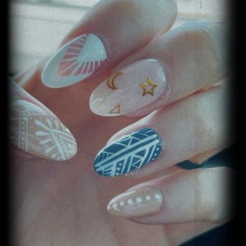 Polish Avenue Mani Pedi - Coachella nails 2023 - Nail Salons Near Me - Orange, California
