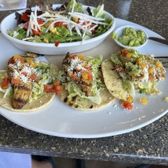 Seasons 52 - Mahi Tacos with a Southwestern Salad. - New American Near Me - Fort Lauderdale, Florida Seasons 52 - Mahi Tacos with a Southwestern Salad. - New American Near Me - Fort Lauderdale, Florida