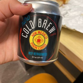 ABQ Burrito - a can of cold brew - Mexican Near Me - Albuquerque, New Mexico