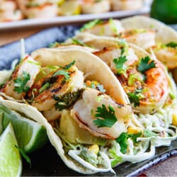 Taco Man George - Grill shrimp tacos