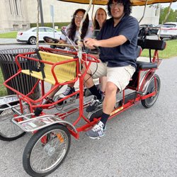 Wheel Fun Rentals - New Orleans City Park on Big Lake - Surrey riding!