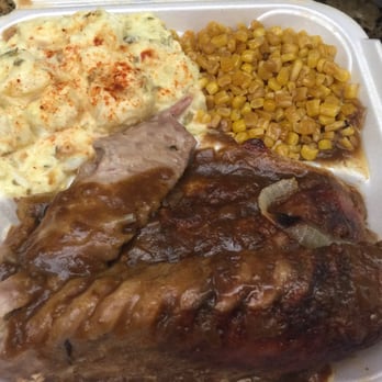 Magic Soul Food - Smothered turkey wings, potato salad and sweet corn. - Soul Food Near Me - Pembroke Pines, Florida