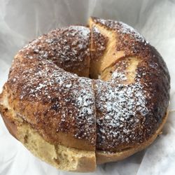The Bagel Barn - A French toast bagel with the maple-y goodness baked right into the tender, chewy crust.
